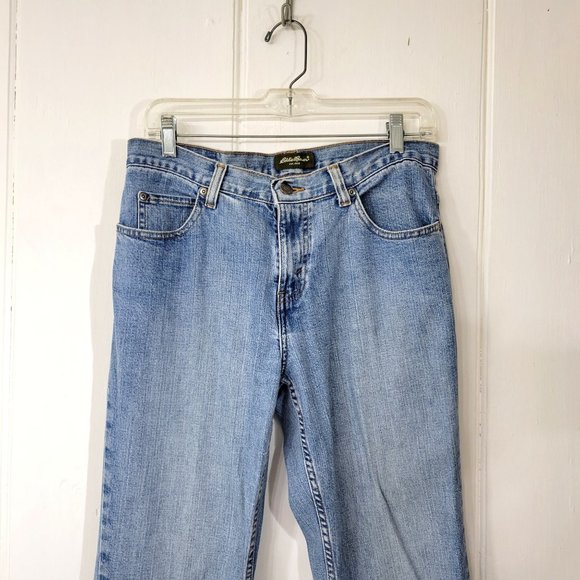 Eddie Bauer Straight Leg Light Wash Classic Jeans - Picture 5 of 6